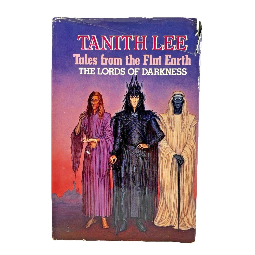 Tanith Lee Tales from the Flat Earth Lords of Darkness 1981 Book Club Edition